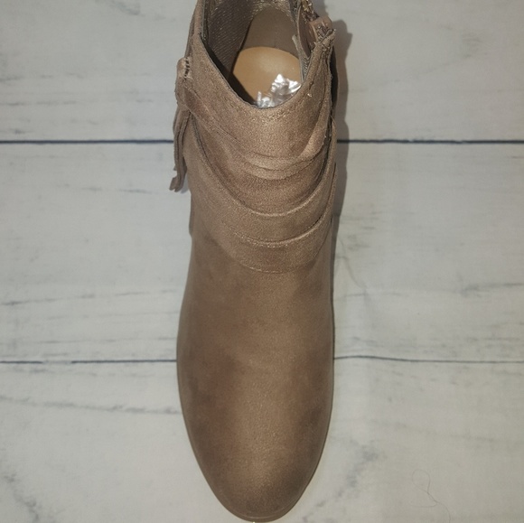 Taupe ELIZA Ankle Booties - Picture 4 of 4
